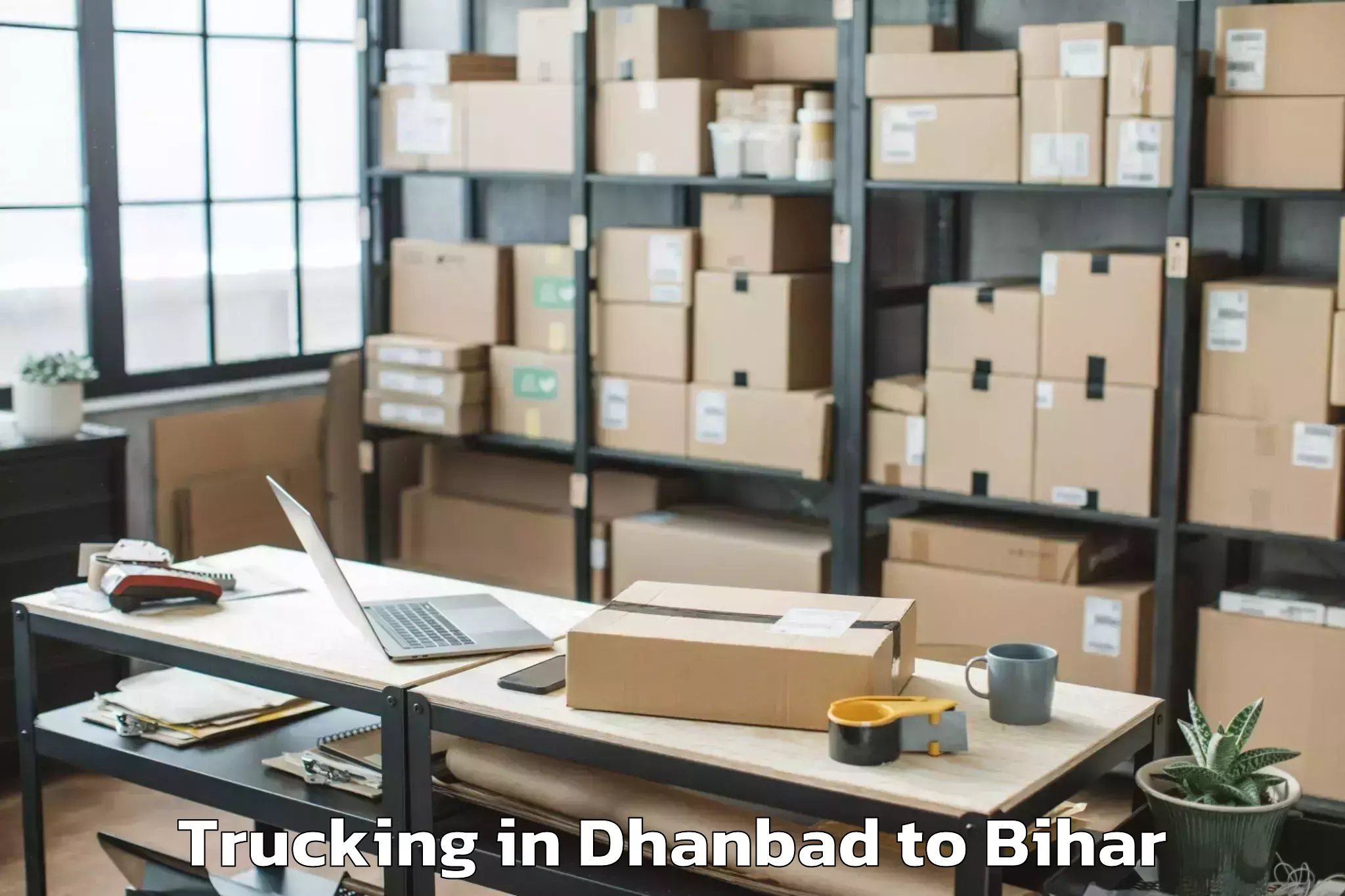 Book Dhanbad to Hisua Trucking Online